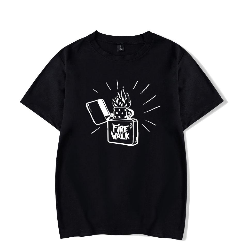 Life Is Strange Short Sleeve T Shirt O Neck For Men Fitness Tops Print Loose Black