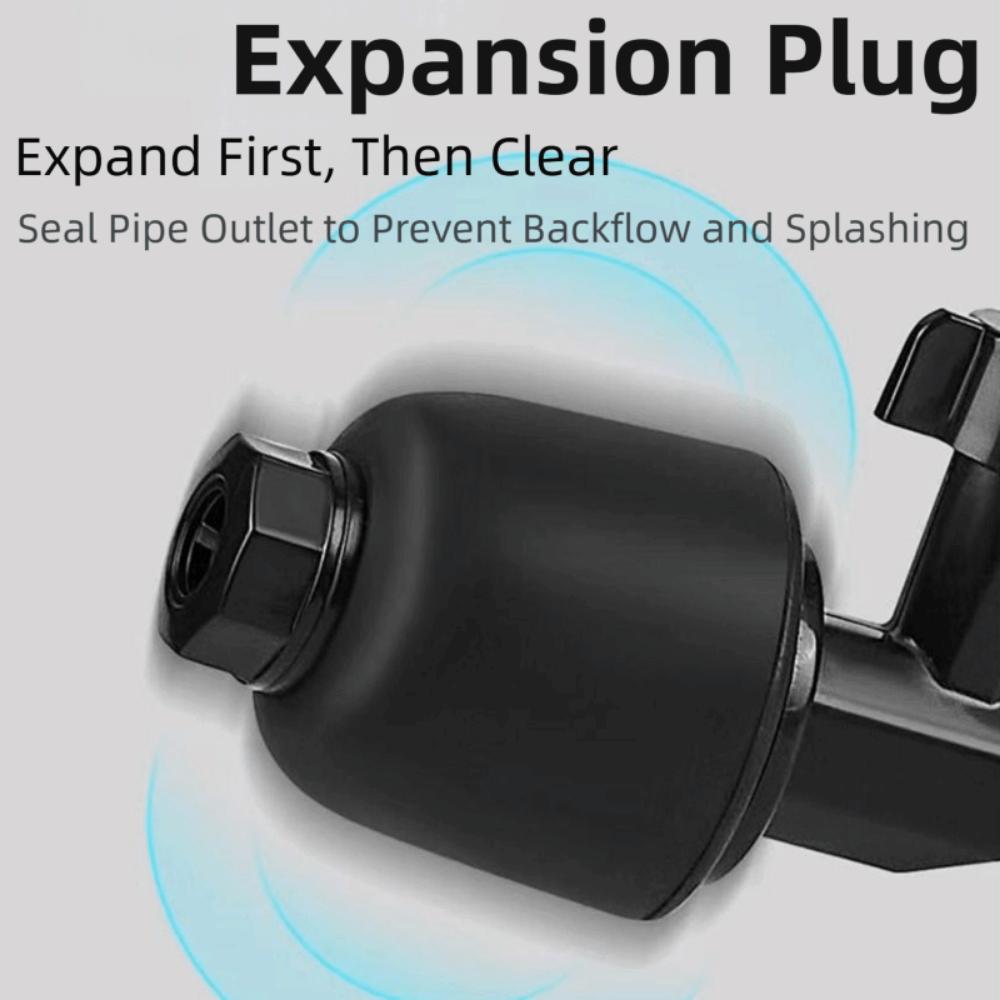 High Pressure Toilet Cleaning Tool Pneumatic Dredge Clog Remover  Kitchen Sink