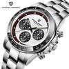 PAGANI DESIGN PD1676 Men's Stainless Steel Chronograph Waterproof Quartz Watch