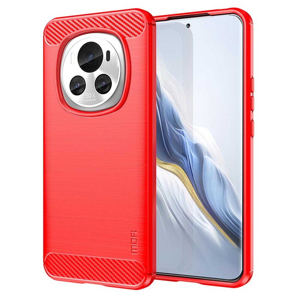 MOFI JK TPU Series-1 For Honor Magic6 5G Case Carbon Fiber Texture TPU Soft Back Cover