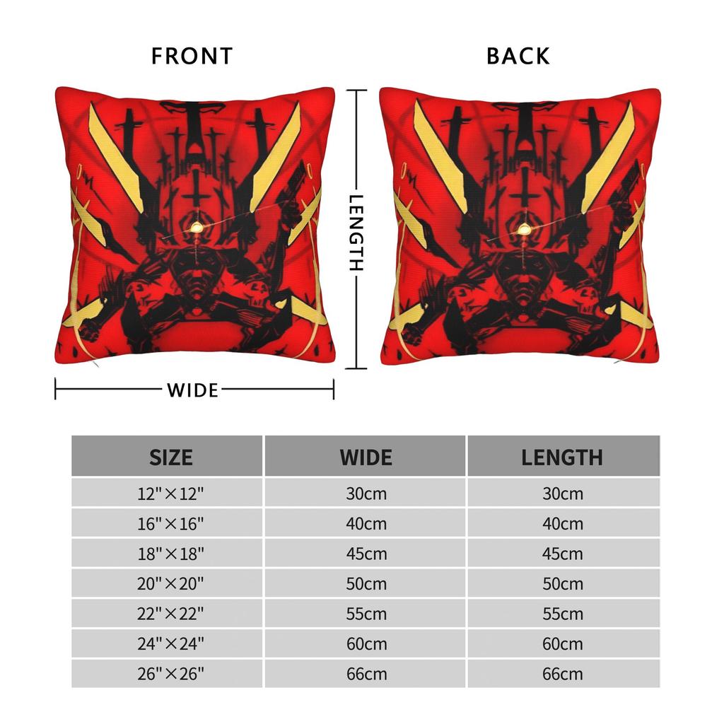 Ultrakill Gabriel game Pillow Case  Soft Pillow Cover Fashion Pillowcases For Living Room Sofa