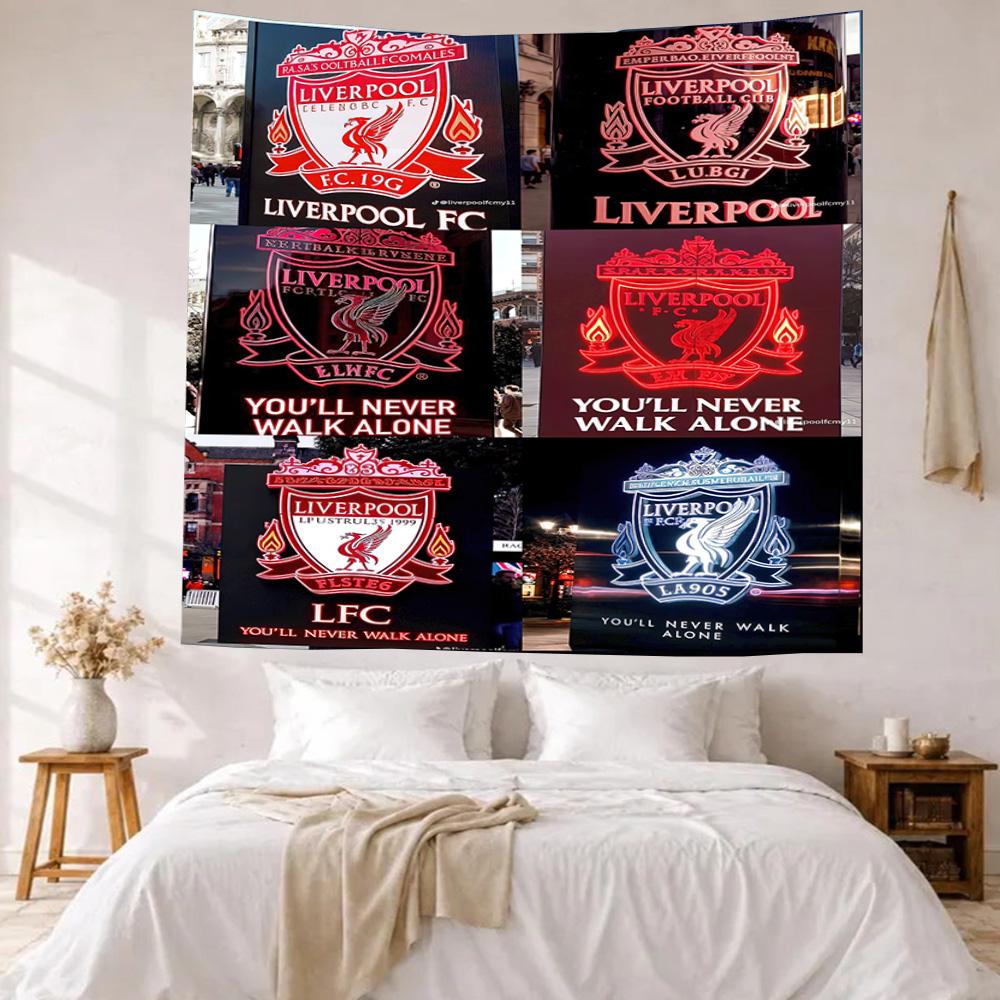 Liverpool Football Club Nástěnná dekorace Gobelín Umění pro památku mazlíčka Narozeniny Svatba Pozadí pro párty Rodinný dárek