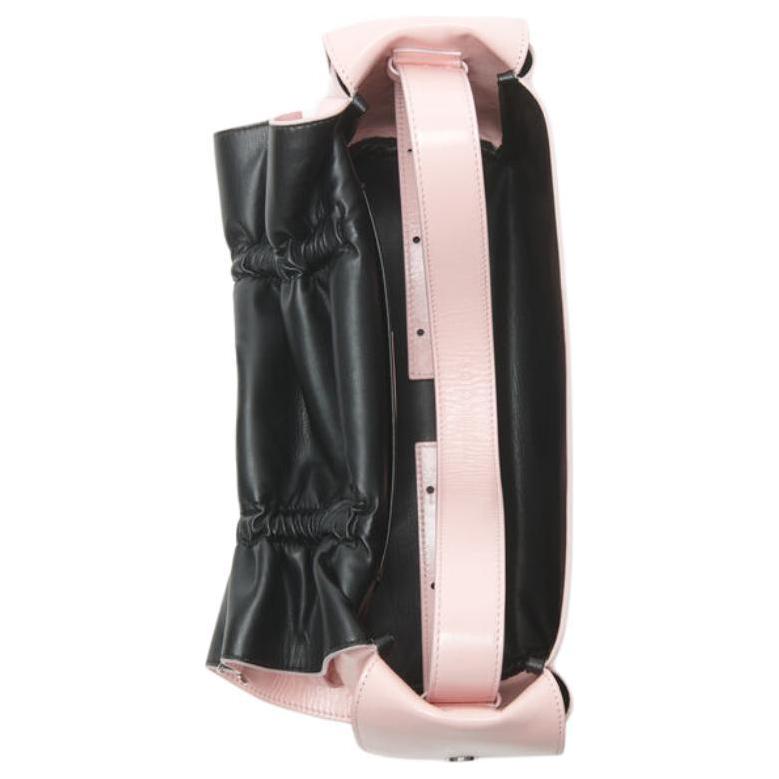 Acne Studios Knot Tie Studded Magnetic Closure Leather Tote Bag Women Handbags Pink A10432-AD5