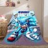 Sonic Luxury Flannel Lightweight Blanket Home Decor Sofa Bed Travel Cover Family Gift LXRa50