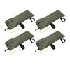4pcs Flood Water Barrier Sand Bags Thickened Flood Prevention Sandbags for Flood Control 600D Oxford Cloth Canvas Green