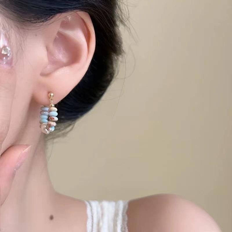 Vacation Style Design Beaded Pendant Earrings For Women And Girls  Jewelry Unusual Accessories