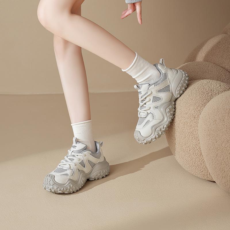 Augustine hiking shoes women's outdoor 2025 new autumn platform ugly cute dad shoes light sports shoes