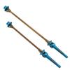 KCNC Grooving QR MTB Titanium Axle Hub SK2241 Skewer, Blue, KQR05-002BL,
