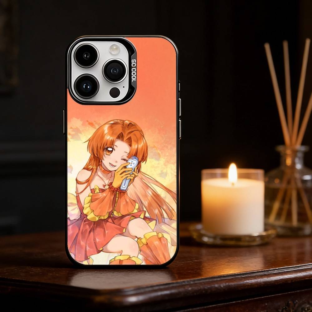 Mermaid Melody Pichi Pitch Phone Case For iPhone 17,16,15,14,13,12,11,Pro Max,Plus Candy Silver Cover