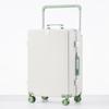 Vintage Wheel Aluminum Frame Luggage