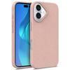 For iPhone 16 Case Biodegradable Wheat Straw+TPU Hybrid Phone Cover