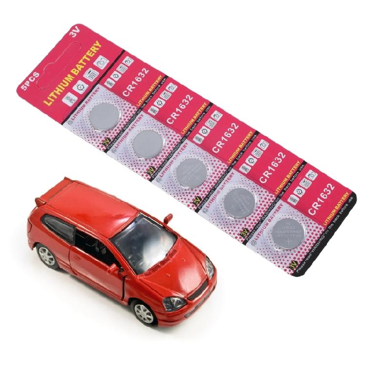5Pcs CR1632 Batteries 3V Capacity Safety Battery Coin Button Cell Lithium Batteries for Electronic Balanced Watches