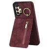 For Samsung Galaxy A13 5G/A13 4G RFID Blocking Kickstand Case Retro PU+TPU Wallet Phone Cover