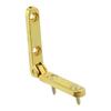 10 Pcs Small Hinges Jewelry Wooden Box Chest Case Hinges 90 Degree Folding Hinge Wooden Box Accessories Zinc Alloy with Screws