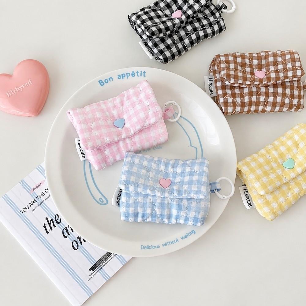 With Keyring Earphone Bag Lightweight Mini Earphone Pouch Cute Coin Purse Pouch for AirPods