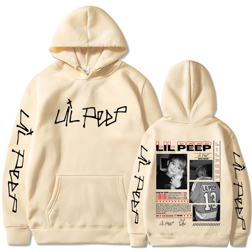 Rapper Lil Peep Hell Boy Crybaby Hoodie Men Women Hip Hop Fashion Oversized Sweatshirt Men's Casual Vintage Pullovers Streetwear