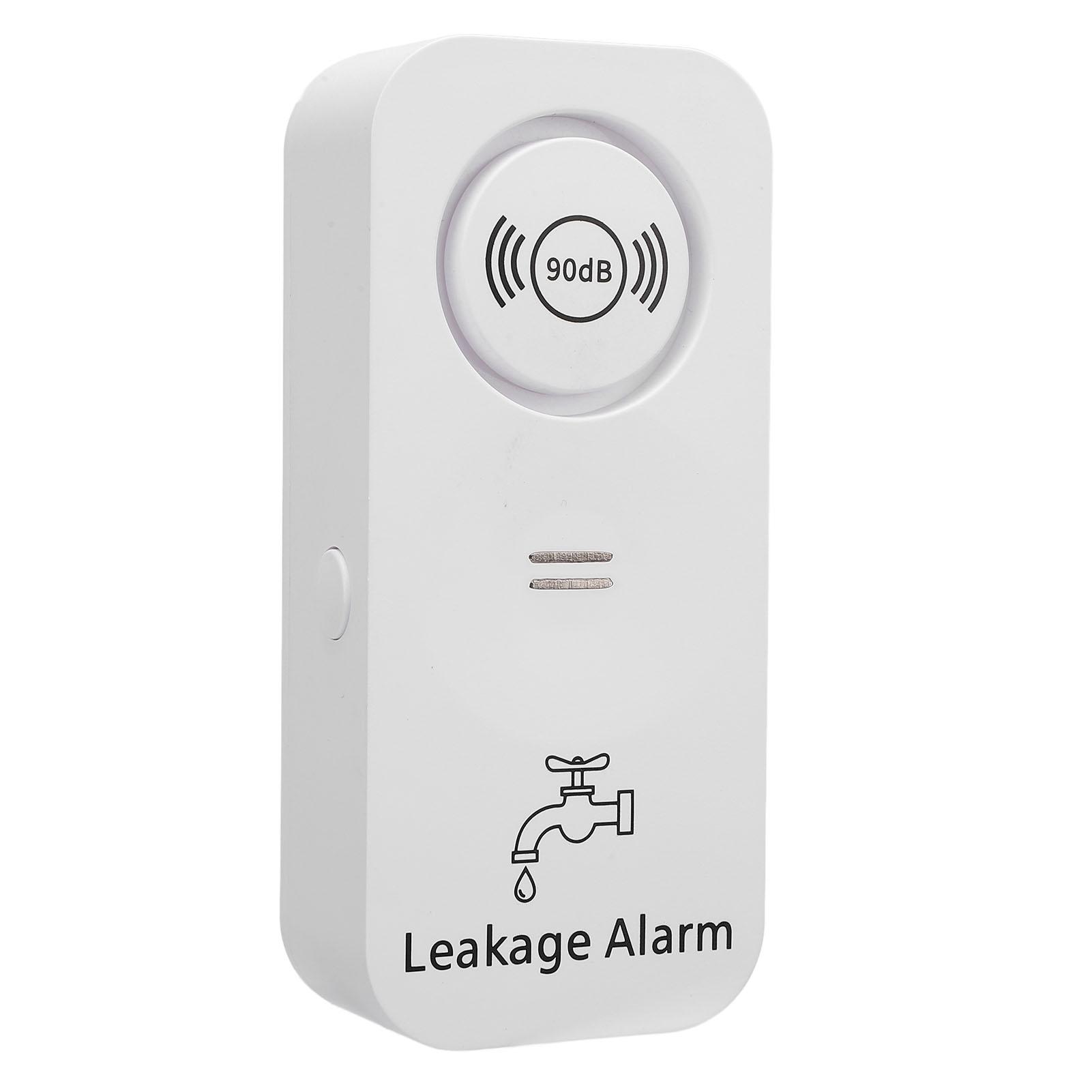 

Детектор протечки воды IP66 Водонепроницаемый 90 дБ Датчик протечки воды для раковины в ванной, прачечной, при наводнении