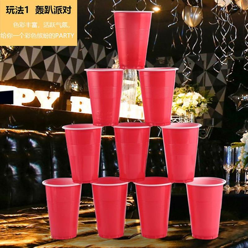 Premium Quality 16oz American Beer Ping Pong Party Cups With Durable Design For Fun Games