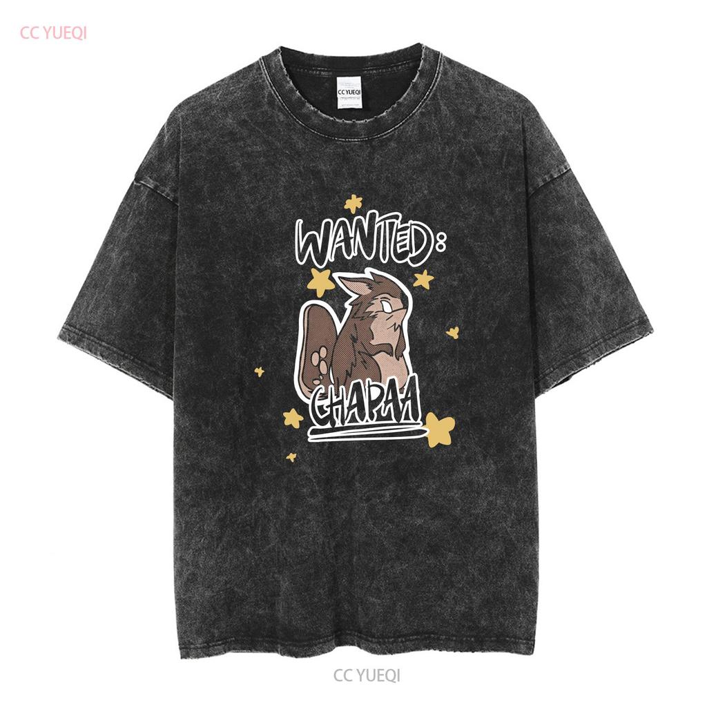 SÖKES Chapaa Palia-inspirerad fanart Söt retro T-shirt Merch långa eller korta ärmar vintage Tvättad Casual Topp För vardagsbruk