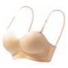 Women Removable Strapless Push Up Supportive Seamless Comfortable Skin Tone Bra