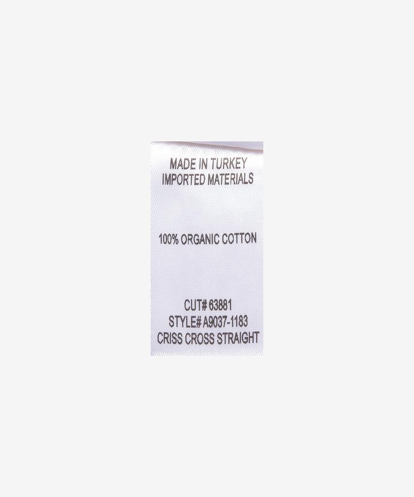 AGOLDE Criss Cross Denim Pants - White / A90371183Elmnt