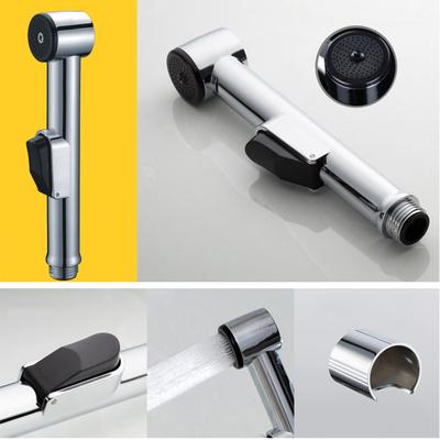 Handheld Diy Bathroom Shower Toilet Bidet Sprayer Cleaner Head Hook Holder Water Hose Faucet Cleaning Single Spray Gun Clean Nozzle Tool Switch