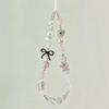 Black Bow Bear Beaded Phone Chain & Camera Lanyard Keychain Combo
