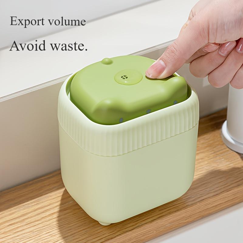 Soap Dispenser with One-Hand Press Manual Kitchen,Bathroom Soap Dispenser,Hygienic One Touch Pump, Compact Sink Organizer for Dishwashing