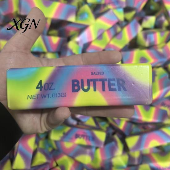 Hand Squeeze Stress Reliever Butter Stick Slow-Rising Toy Soft PU Fidget Realistic Sensory Ball Portable Decompression Gadget for Kids Adults