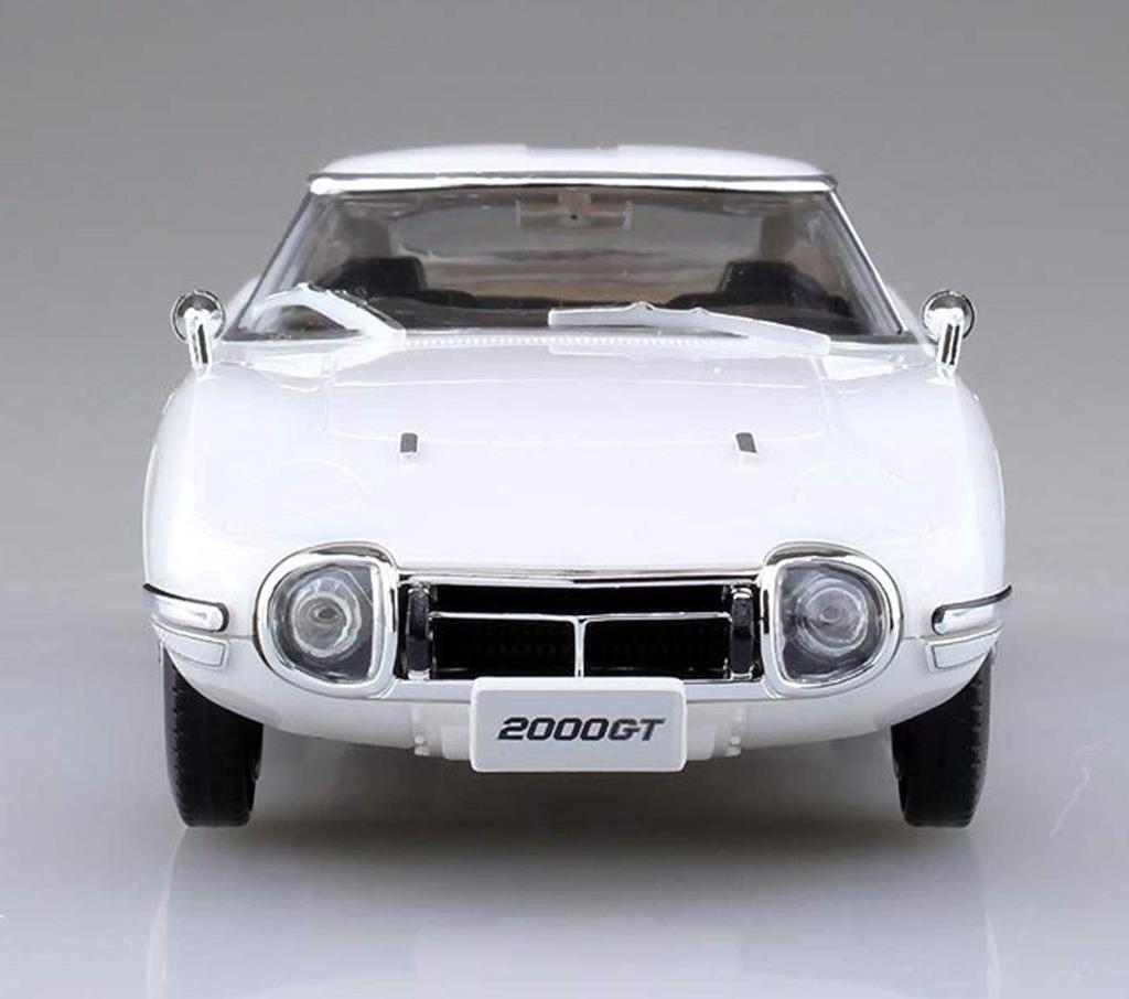 Aoshima Bunka Kyozai Seria The Snap Kit Toyota 2000GT Pegasus White Model Plastikowy 05A 1/32 Wstępnie Kolorowany