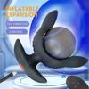 Wireless Remote Removable Inflatable Anal Vibrator Anus Dilator Sex Toys for Men Women Prostate Massager Vaginal Dilator
