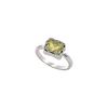Korean Green Grape Square Diamond Ring Set: Luxury Two-Piece Open Index Finger and Statement Ring