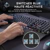 Gaming-Tastatur - The G-Lab - KEYZ CARBON E - Mechanisch (Blauer Schalter) - Rainbow - Handgelenkauflage - Kabelgebunden - Azerty - Schwarz