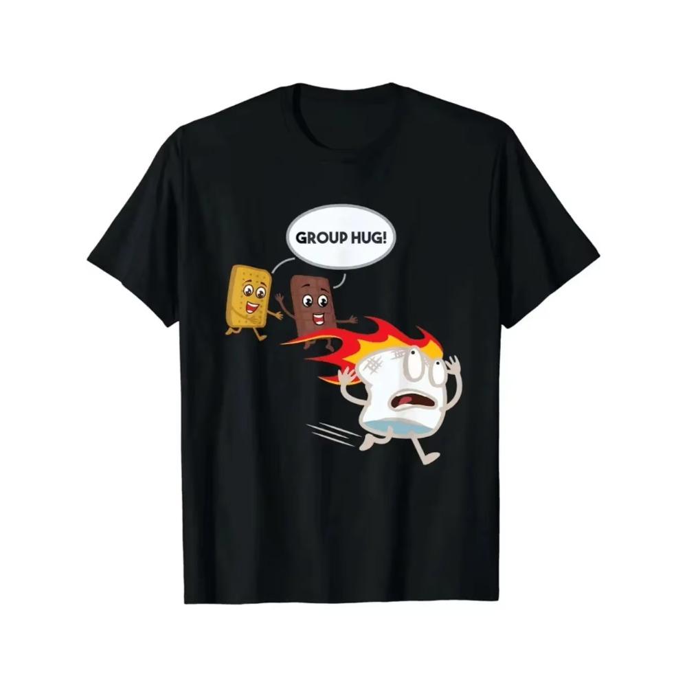 Crew Neck Cartoon Print Men's Fashionable Summer Short Sleeve Sports T-shirt, Comfortable And Versatile