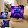 Game On Theme Gamer Pillow Cushion Cover Pillowcase Living Room Sofa Home Decor Customized