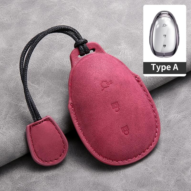 FOR QIYUAN TO GENESIS Car Smart Key Case Cover Key Pack Remote Protection Sleeve Buckle Rope Special Accessories Multi Styles