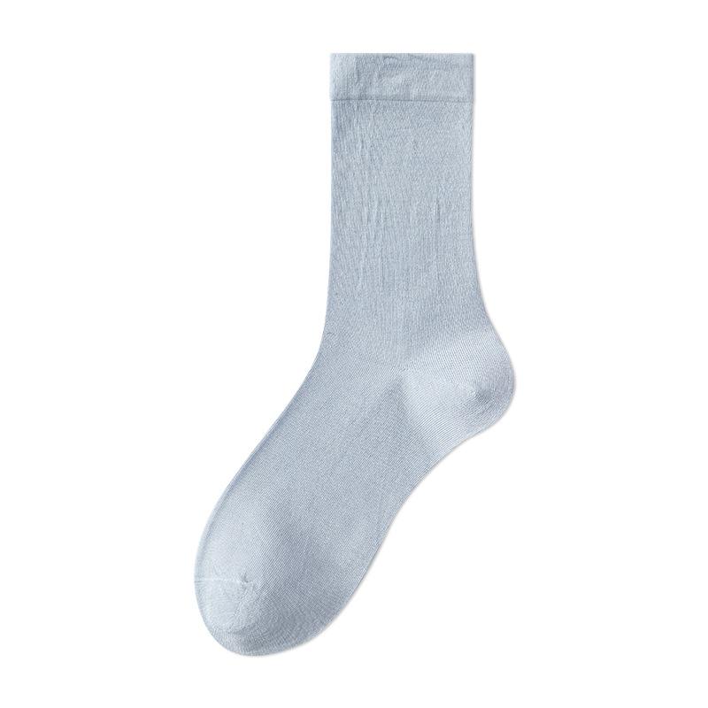 Silk Stockings for Girls, Mid-length Summer and Spring Style, Trendy Pile-up Style, Suitable for High School Girls with Long Stockings.