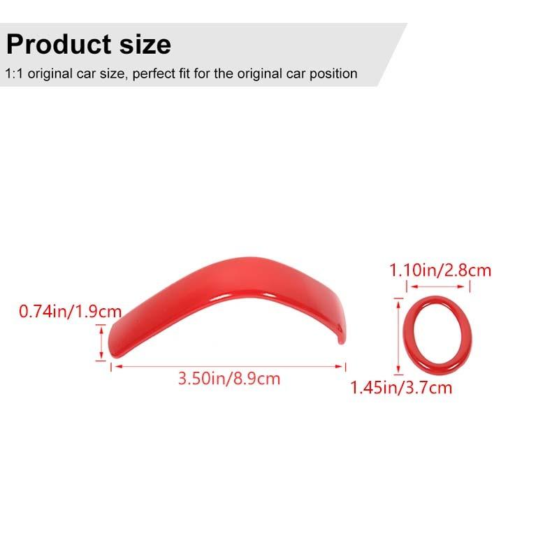 Auto Innenraum Auto Schaltknauf Dekor Abdeckung Aufkleber Für Ford Mustang 2010-2014 ABS Innenraumzubehör