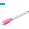 PATIKIL Dry Erase Marker Pens, 100 Pack Rose Red Ink Fine Point Low Odor Whiteboard with Eraser Cap for Office Home Classroom, White Pen Rod