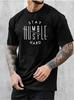 Cotton  New Bestselling Headphone Letter Printed Roundneck Shortsleeved Tshirt Unisexs Top Graphic T Shirts Streetwear