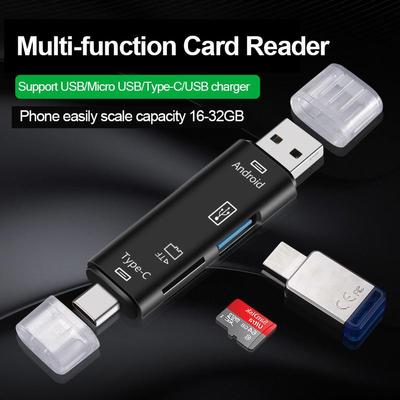 USB3.0 High Speed TF//Micro Sd Mobile Phone Card Reader Hongyushanghang Card Reader Color : White