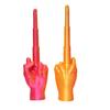 3D Printed Retractable Middle Finger Telescopic Middle Finger Figurine Stress Relief Toy Home Office Living Room Desktop Decoration Ornament Gag Gift