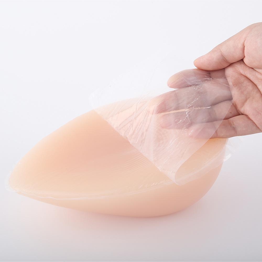300-1600g Silikonové prsní formy ve tvaru kapky vody Falešná prsa Prsa pro crossdressera Krása