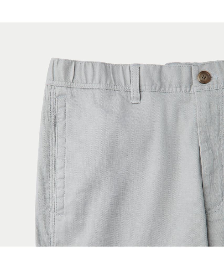 Silijeu Cotton Linen Standard Fit Shorts Sapom26801Ivx