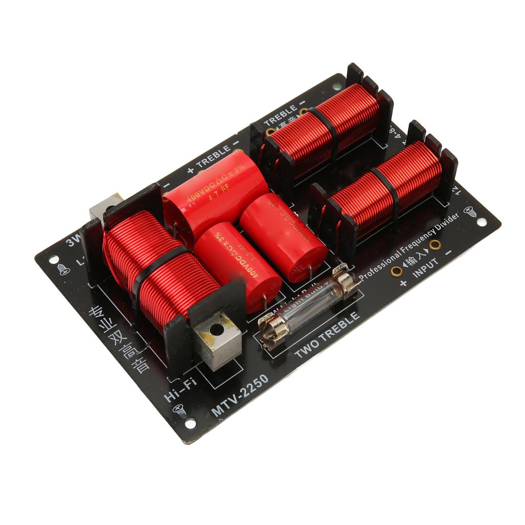 400W 3 Way Frequency Divider Stable Signal Transmission Hi Fi Speaker Frequency Divider Module for Home