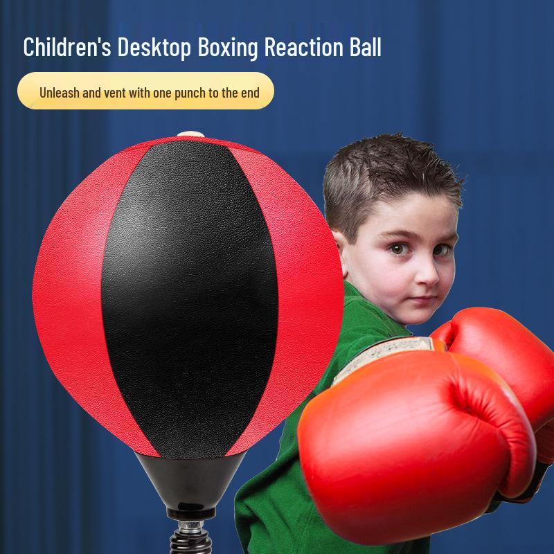 Children's Desktop Speed Ball Punching Trainer with Suction Cup