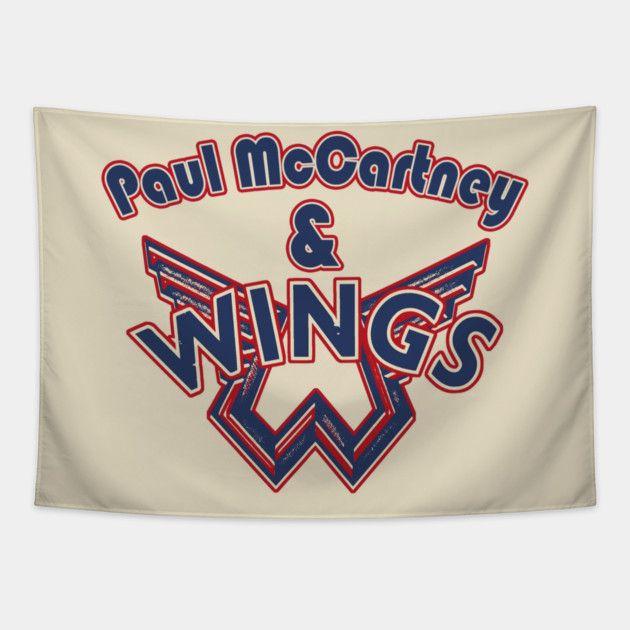 Paul McCartneys Vintage Wings Wandteppich