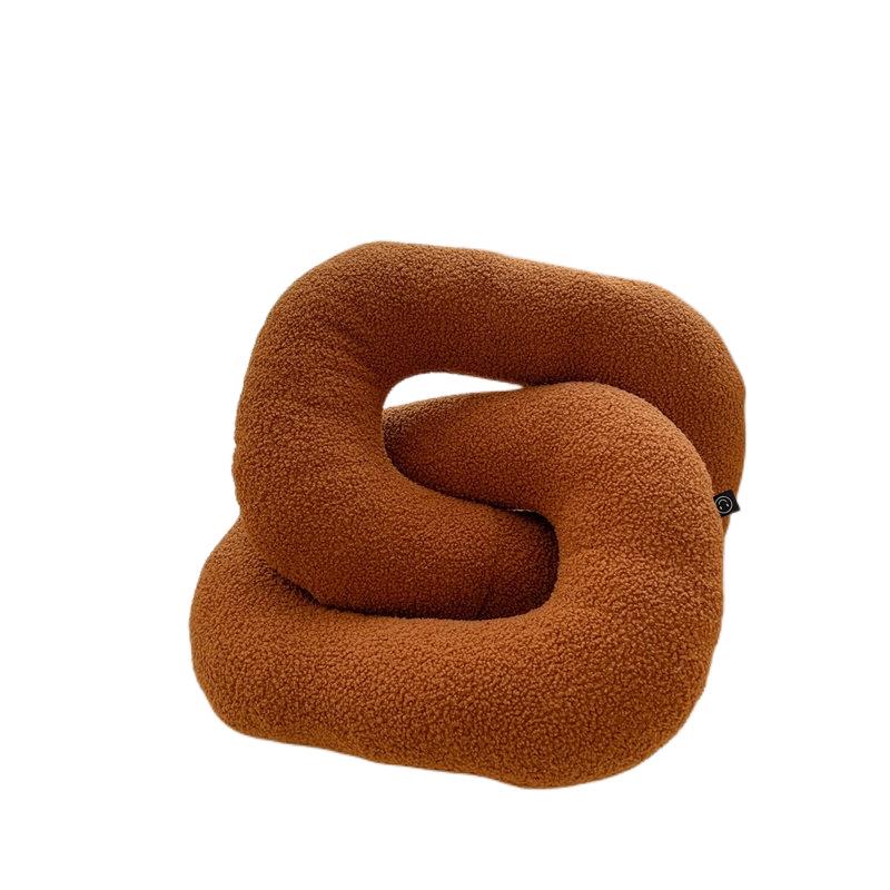 Nordic Irregular Shaped Lumbar & Back Throw Pillow for Sofa & Bed