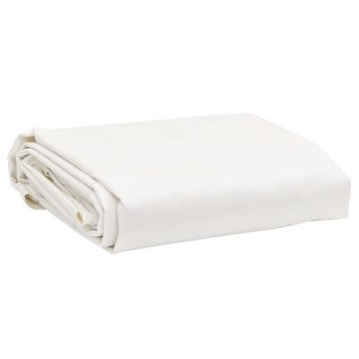 Vidaxl Plandeka, Biała, 5X8 M, 600 G/M²
