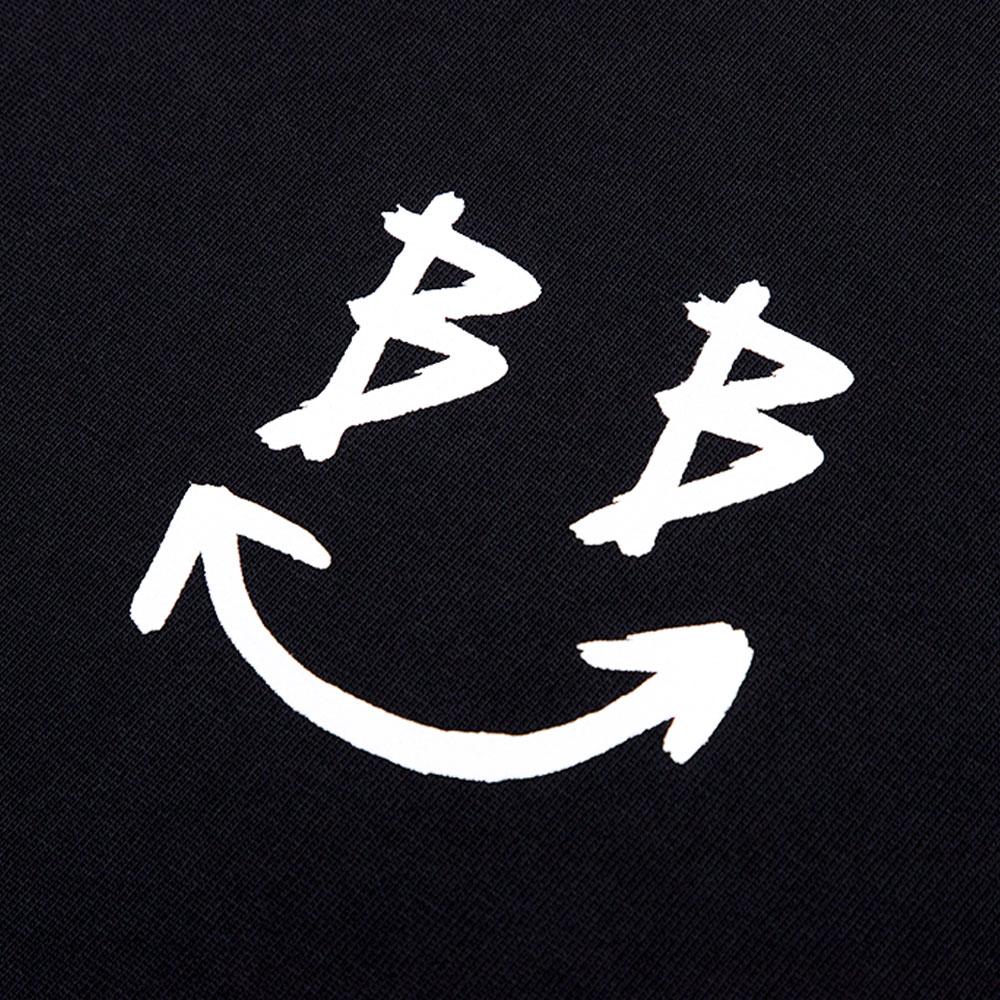 BLACKBLOND Vividi Classic Smile Logo T-Shirt (Black)